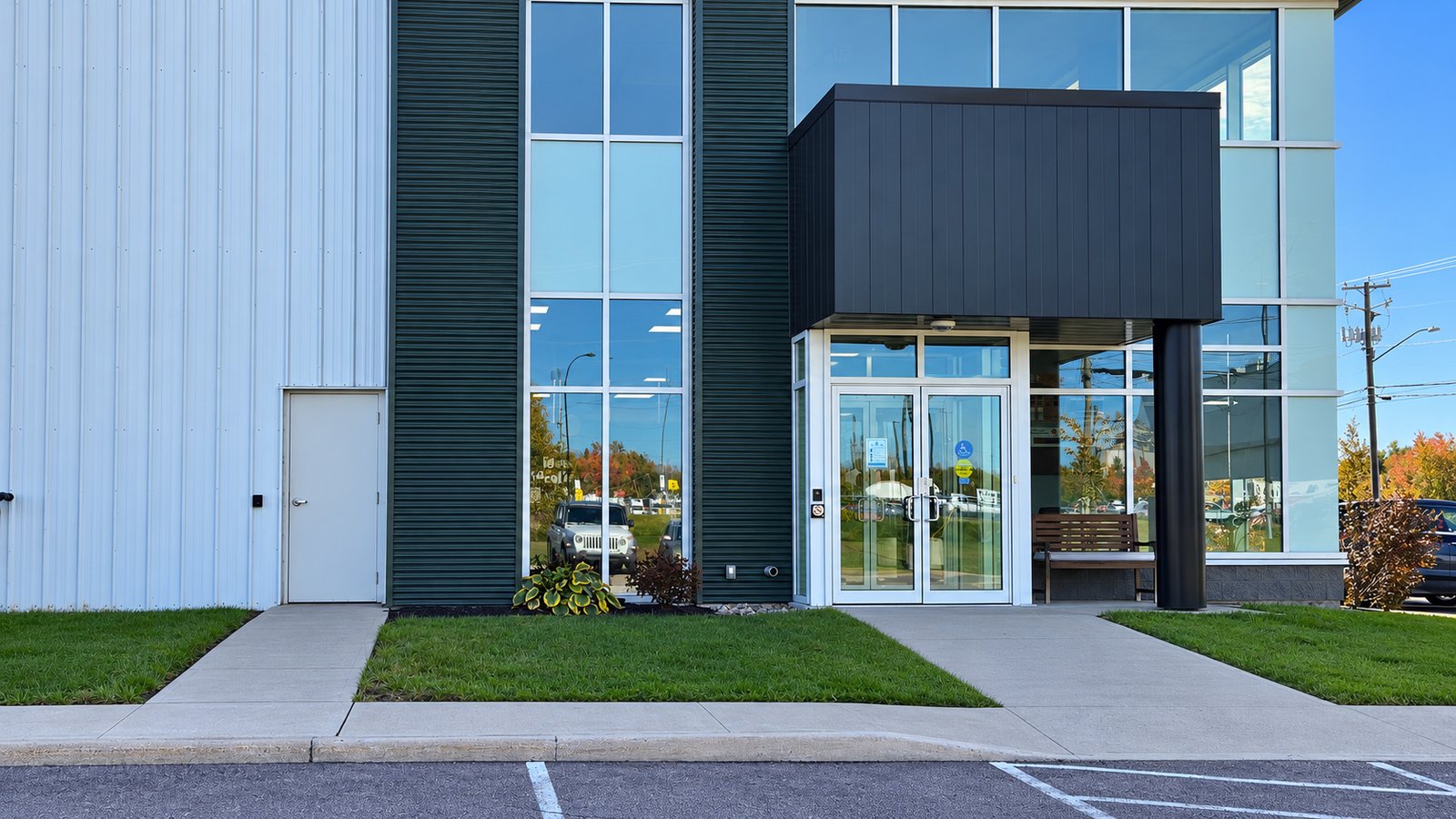 Glass Entrance